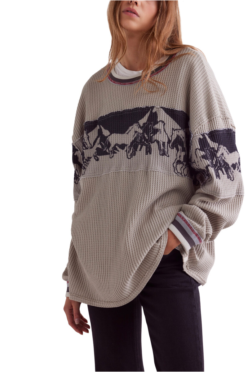 CAMISETA BIG SKY Gris
