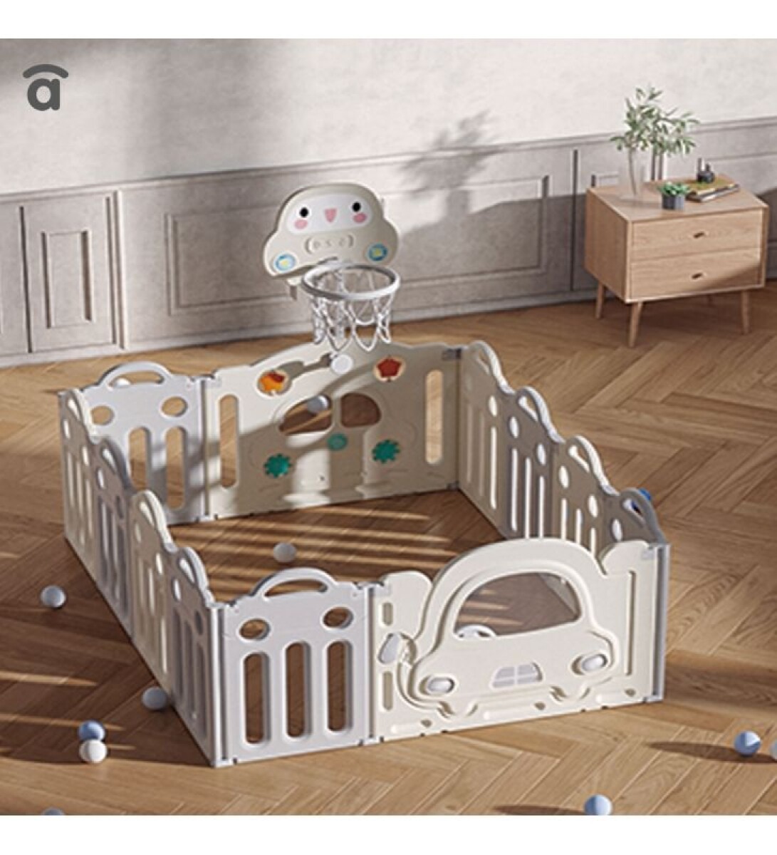 Parque y corral de actividades Montessori 