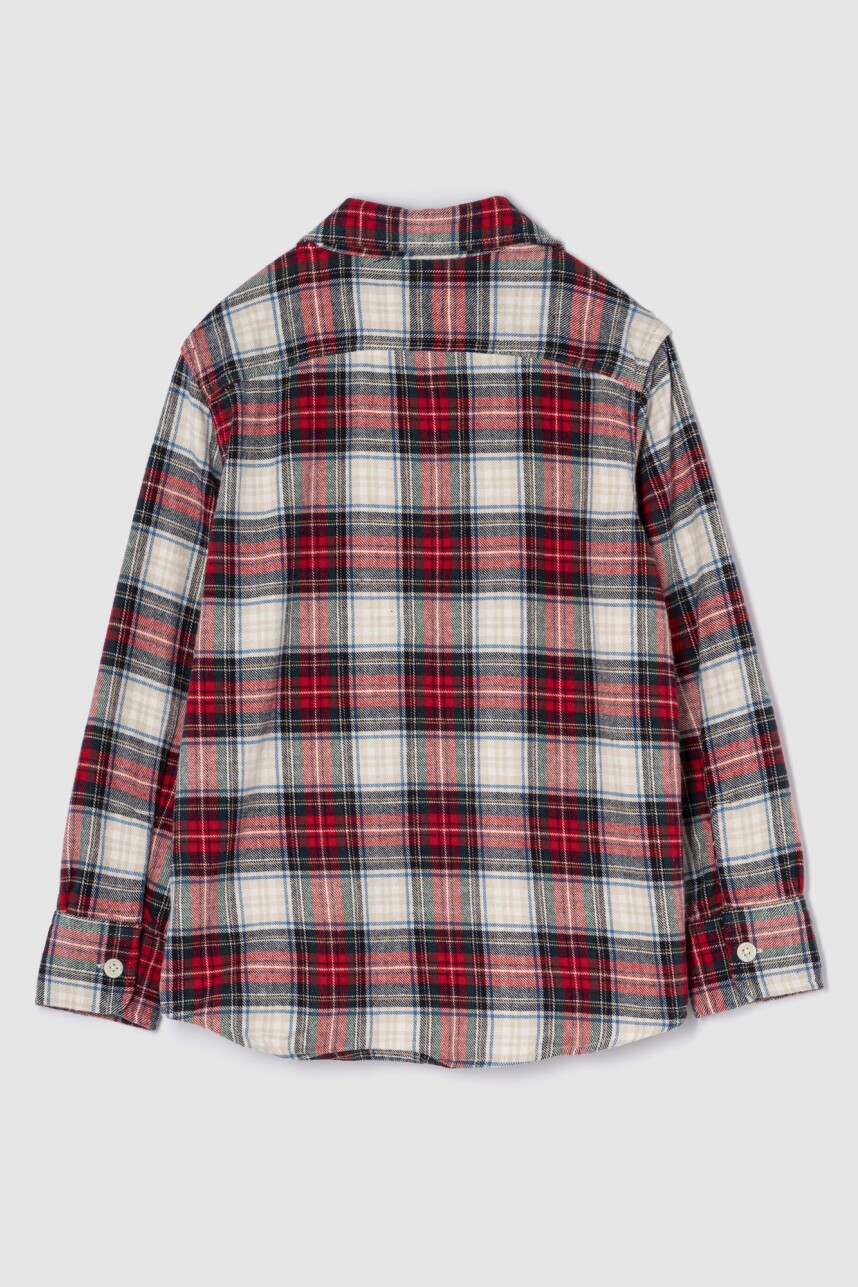 Camisa Flannel Niño Sp Tartan Plaid