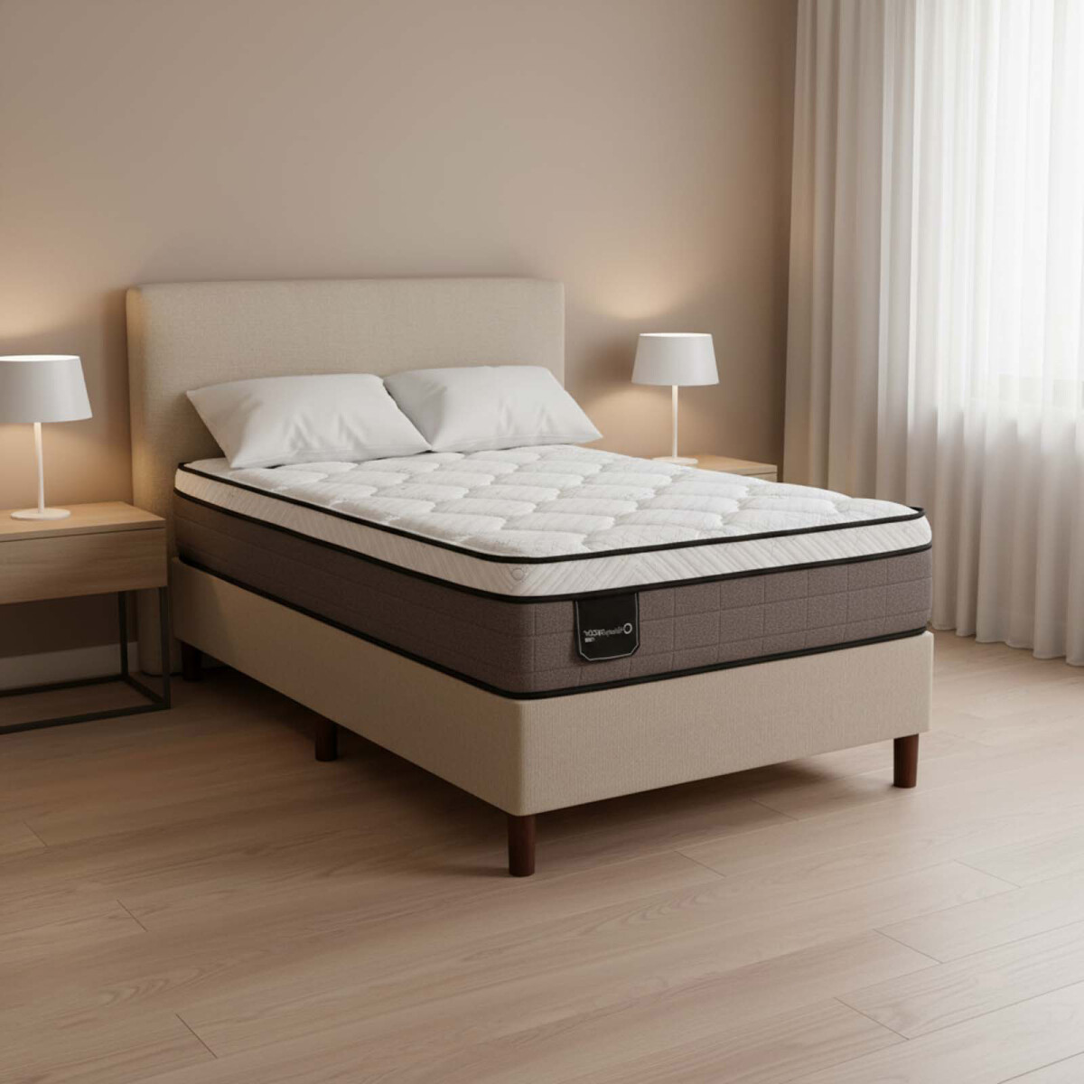 SOMMIER - DE ESPUMA MOONLIGHT A 1.5 PLAZAS 