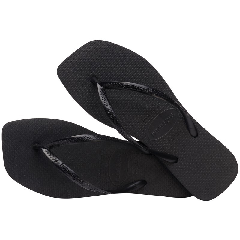 Ojotas Havaianas Slim Square Negro