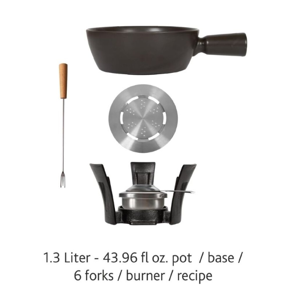 BOSKA SET DE FONDUE NERO BOSKA SET DE FONDUE NERO