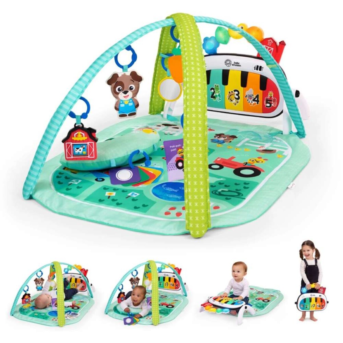 Gimnasio Piano & Drum Baby Einstein - 4En1 Farm Explorers 