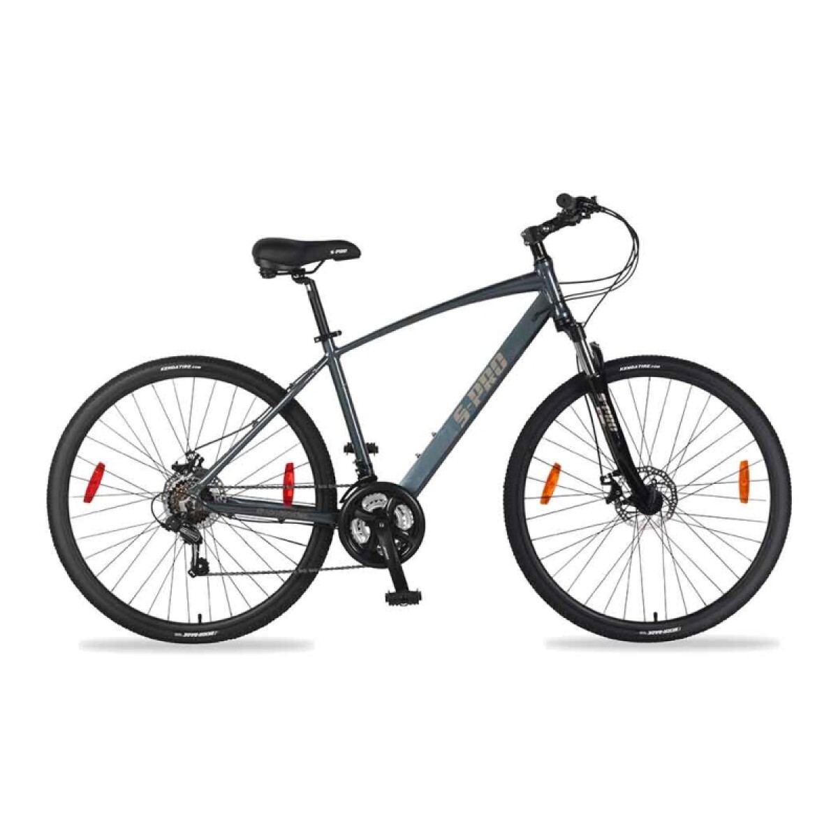 Bicicleta S-pro Urbana Discovery Man R.28 - Gris Metalizado. 