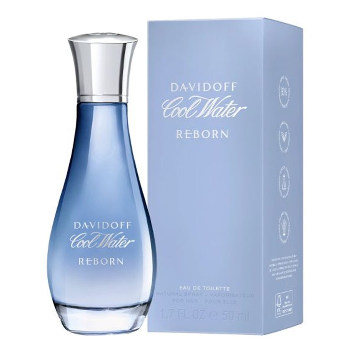 Perfume Davidoff Cool Water Reborn for Her 50ml Original 