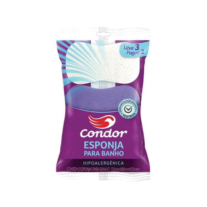 CONDOR ESPONJA P/BAÑO LLEV3PAG2 R.8301 U única