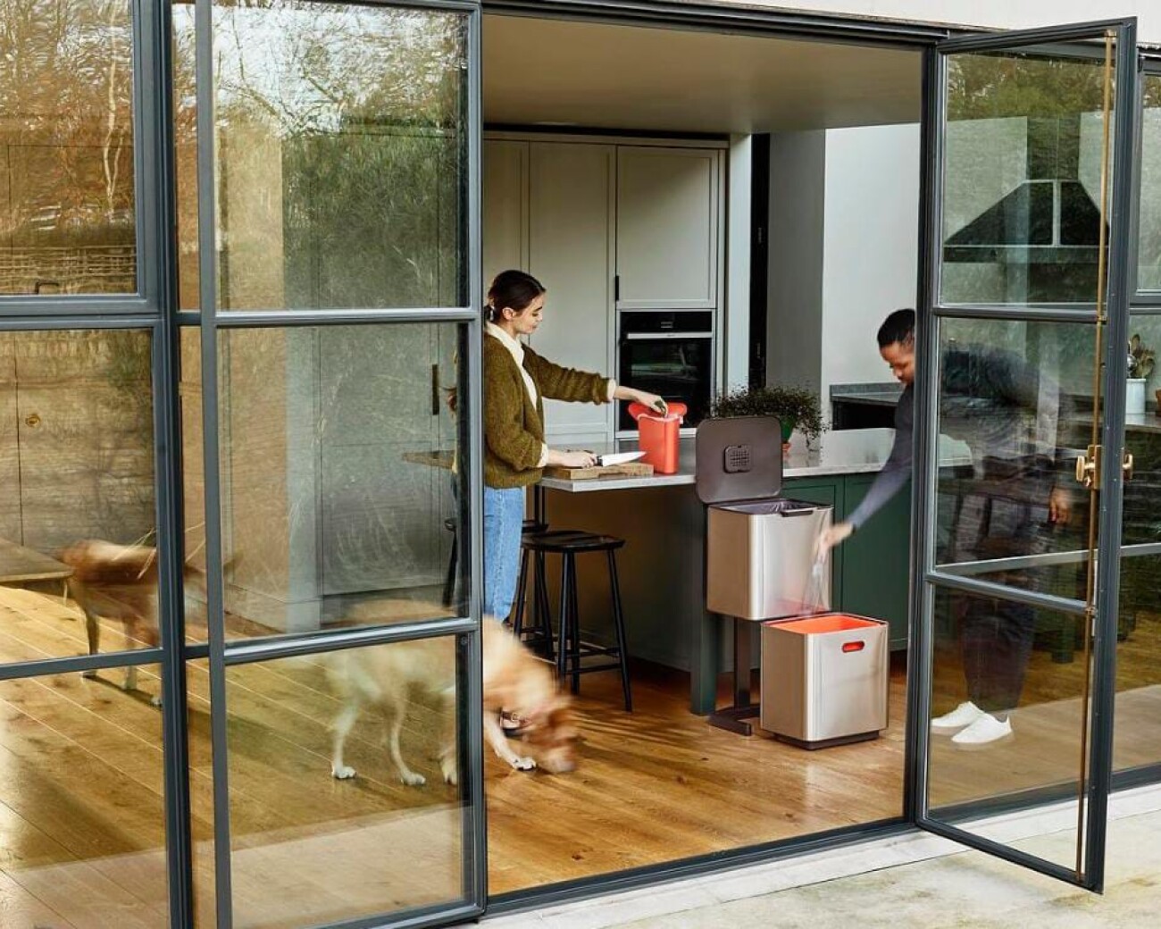 Papelera y reciclador Totem Max 60 L Joseph Joseph Papelera y reciclador Totem Max 60 L Joseph Joseph