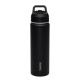 Botella térmica Tramontina Thermo Hydration 650 ml Negro