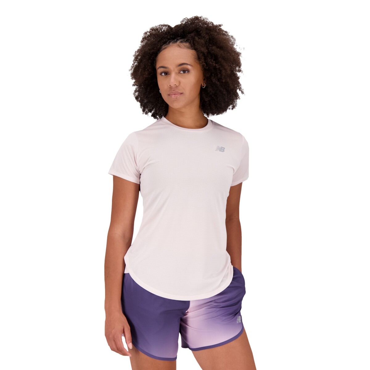 Remera New Balance de Dama - Accelerate - WT23222SOI - PINK 