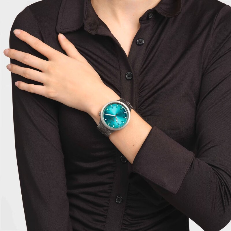 Reloj Swatch Aqua Shimmer SB07S100G de acero Plateado