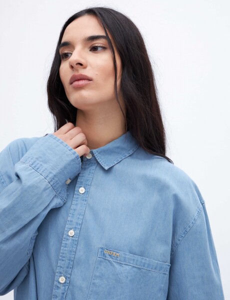 Camisa Meg Light Blue