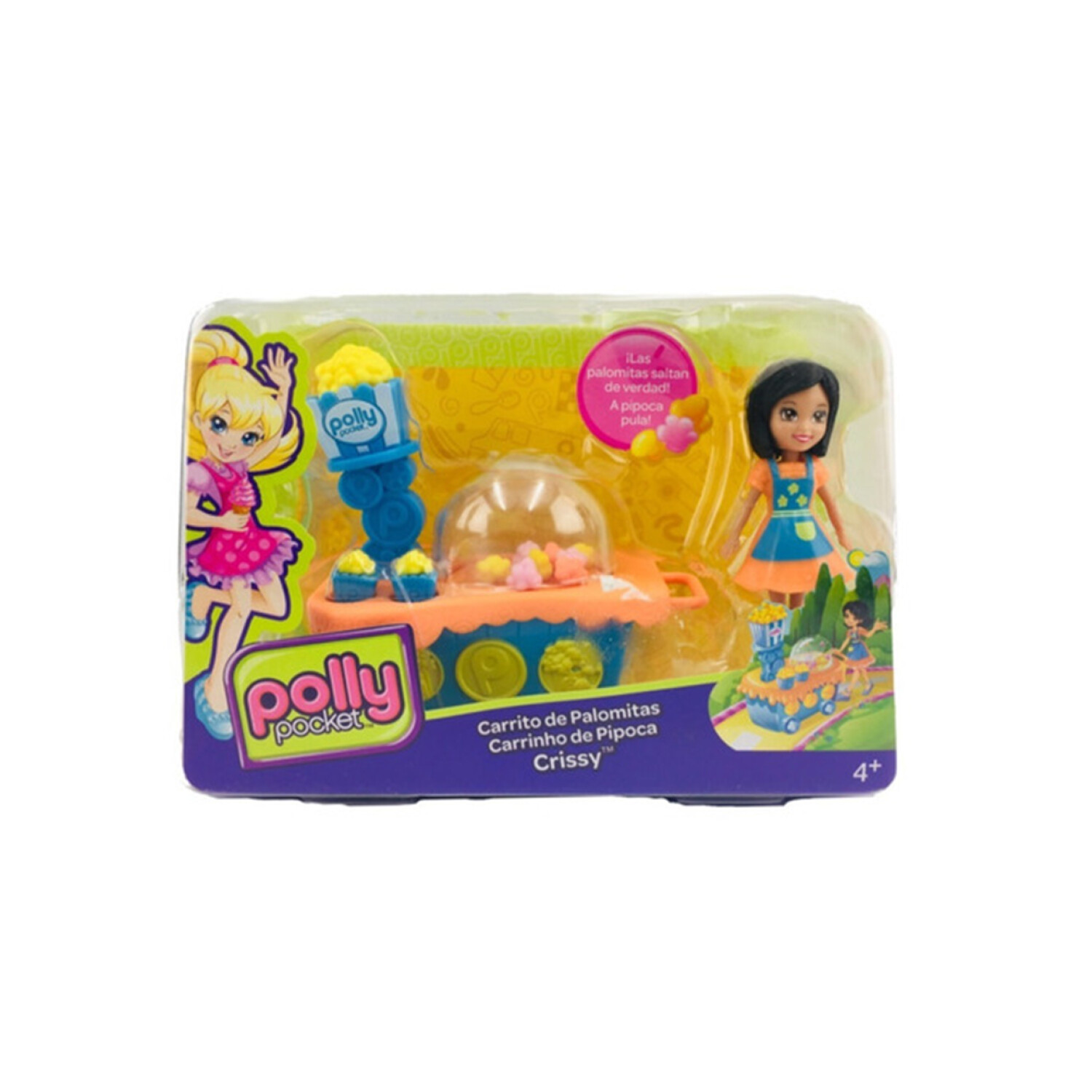 Muneca Polly Caja Sorpresa De Polly Pocket Polly Pocket Palomitas