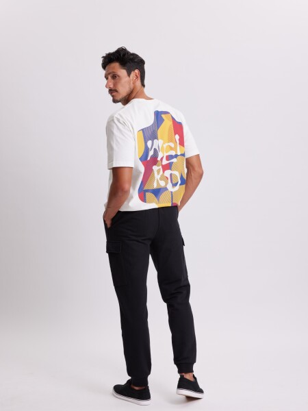 Pantalón deportivo jogger básico Negro