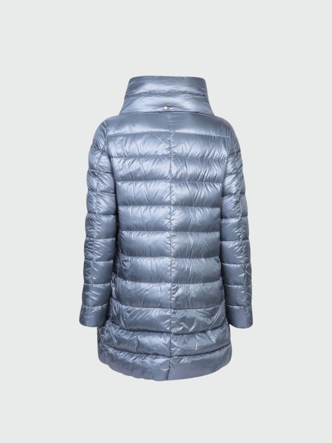 Herno - Campera de corte A confeccionada en nylon ultraligth, Giulia Celeste