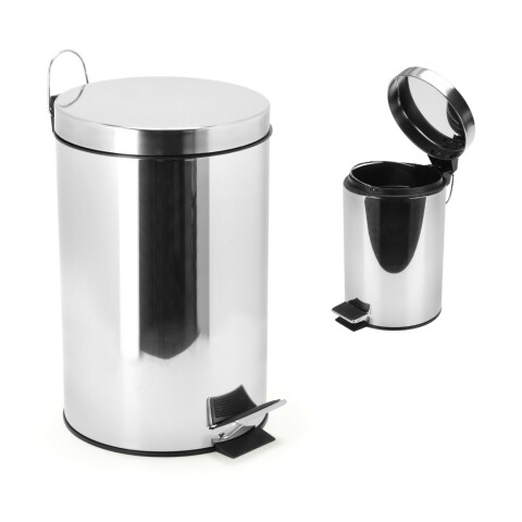 Cesto de basura Tacho 12 Litros Residuos Papelera Extraíble Acero Inoxidable IMBACK Cesto de basura Tacho 12 Litros Residuos Papelera Extraíble Acero Inoxidable IMBACK