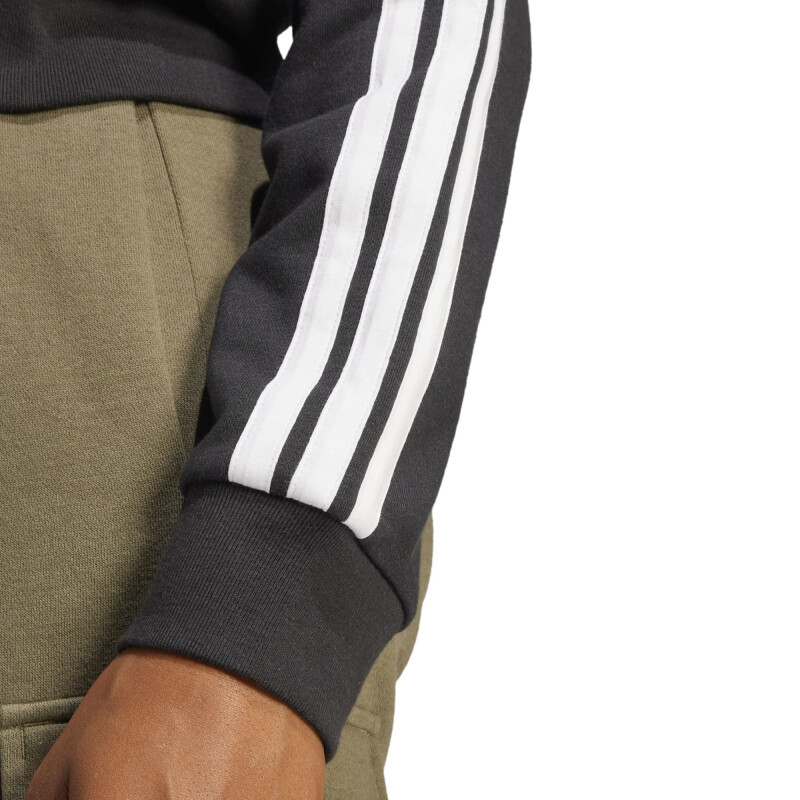 Buzo Adidas Canguro de Mujer - JE0052 Negro-blanco