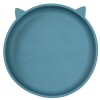 Set De Alimentación De Silicona Carestino Gatito Azul Petroleo
