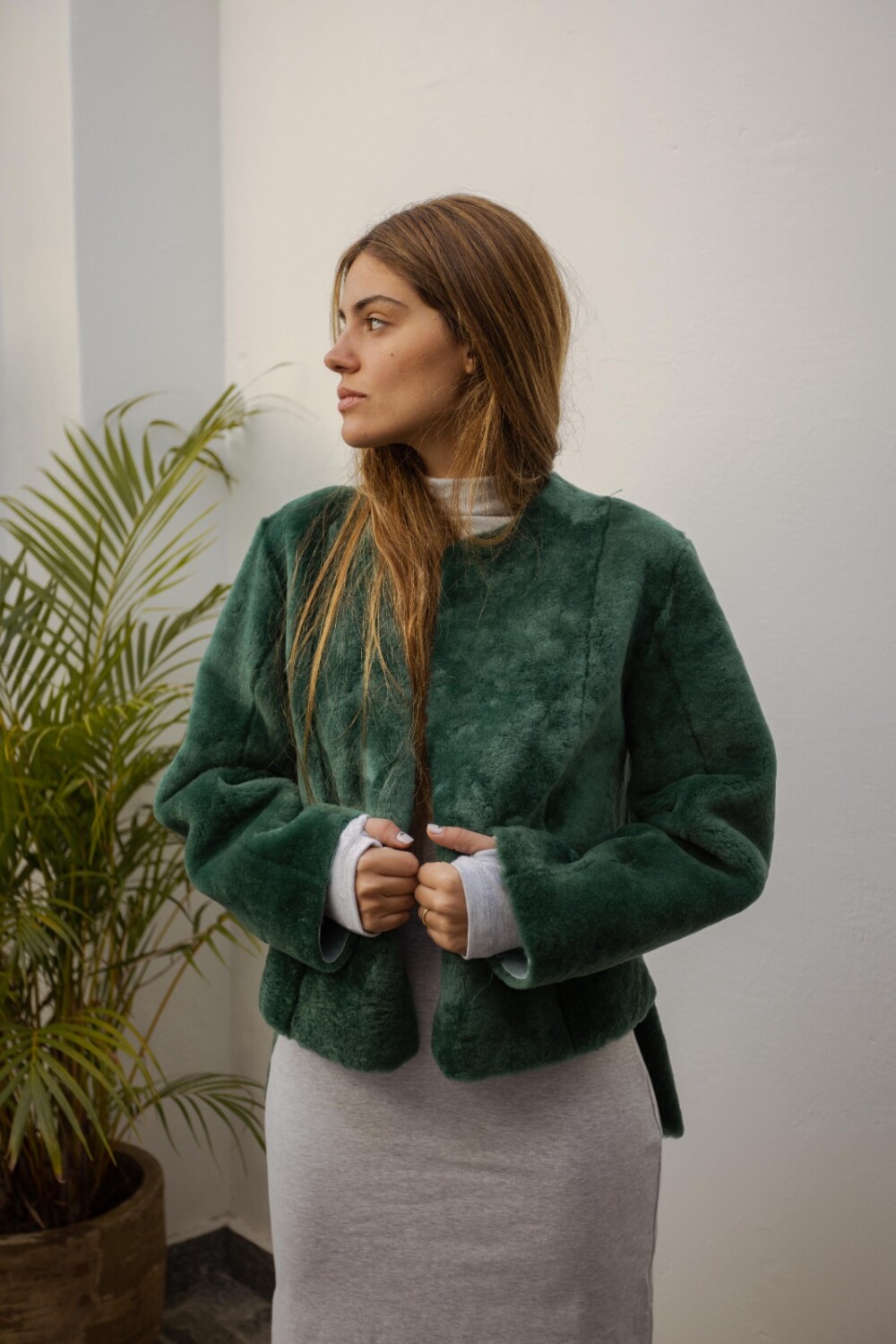 Extra Warm Coat Verde Petróleo