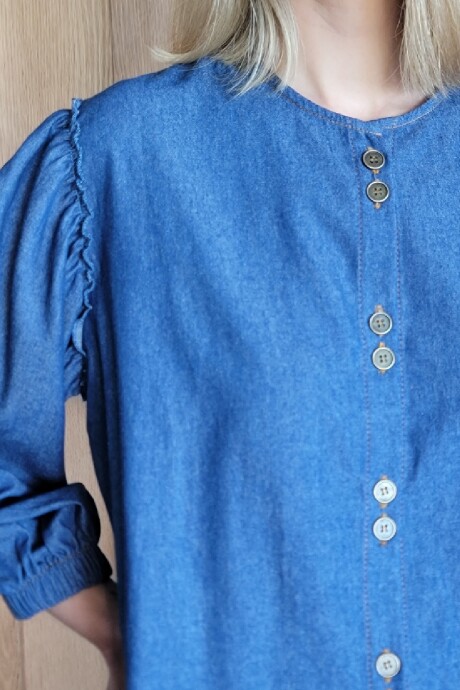 Camisa Melón Denim Azul