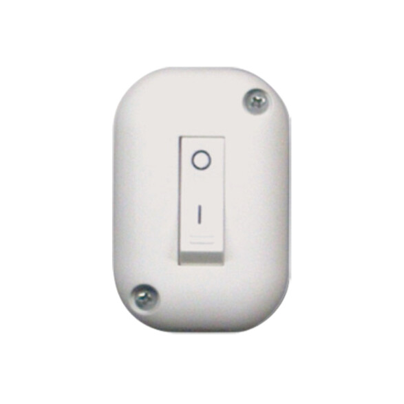 Int. bipolar ext. c/caja 10A - Visione blanco C60803