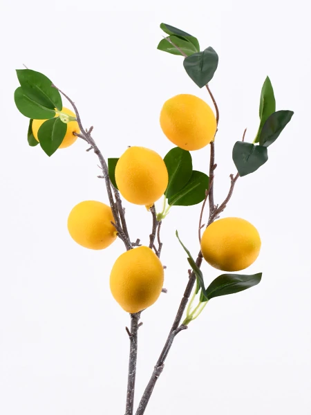 RAMA DECORATIVA LIMONES AMARILLO