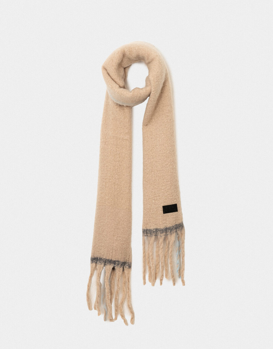 Bufanda Tejida Colorblock 