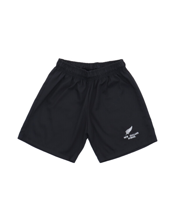 Short Deportivo Nueva Zelanda All Blacks Negro con Franja Celeste