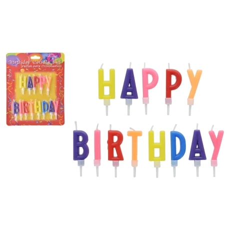 Velas para cumpleaños. Velas para cumpleaños.