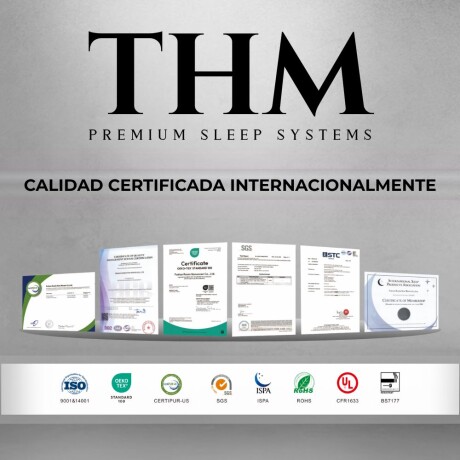 Colchon de resortes 2 Plazas HAMPTONS Tantalum Colchon de resortes 2 Plazas HAMPTONS Tantalum