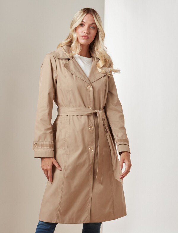 Gabardina Larga - Beige — LA OPERA