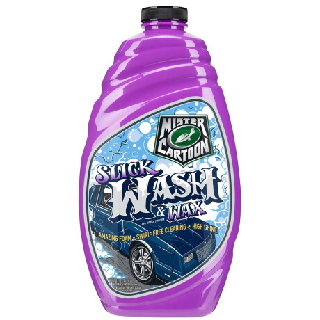 LIMPIEZA Y ACABADO - SHAMPOO C/CERA SLICK WASH & WAX + BRILLO 1.42 LTS. TORTUGA (TURTLE WAX) LIMPIEZA Y ACABADO - SHAMPOO C/CERA SLICK WASH & WAX + BRILLO 1.42 LTS. TORTUGA (TURTLE WAX)