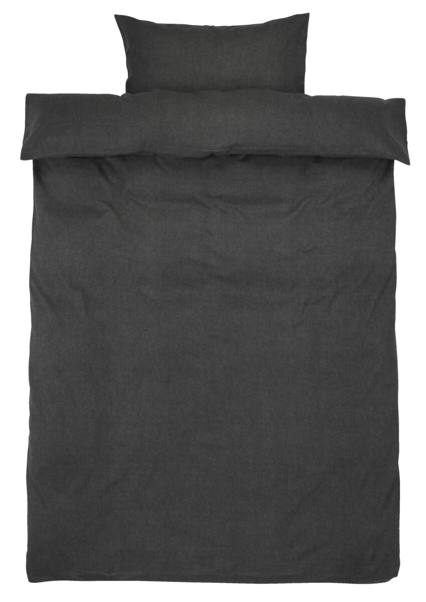 Juego funda nórdica franela VITA 155x220 gris osc 