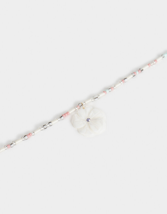 Collares Cortos Beach Collar Corto Con Mostacillas - Dorado