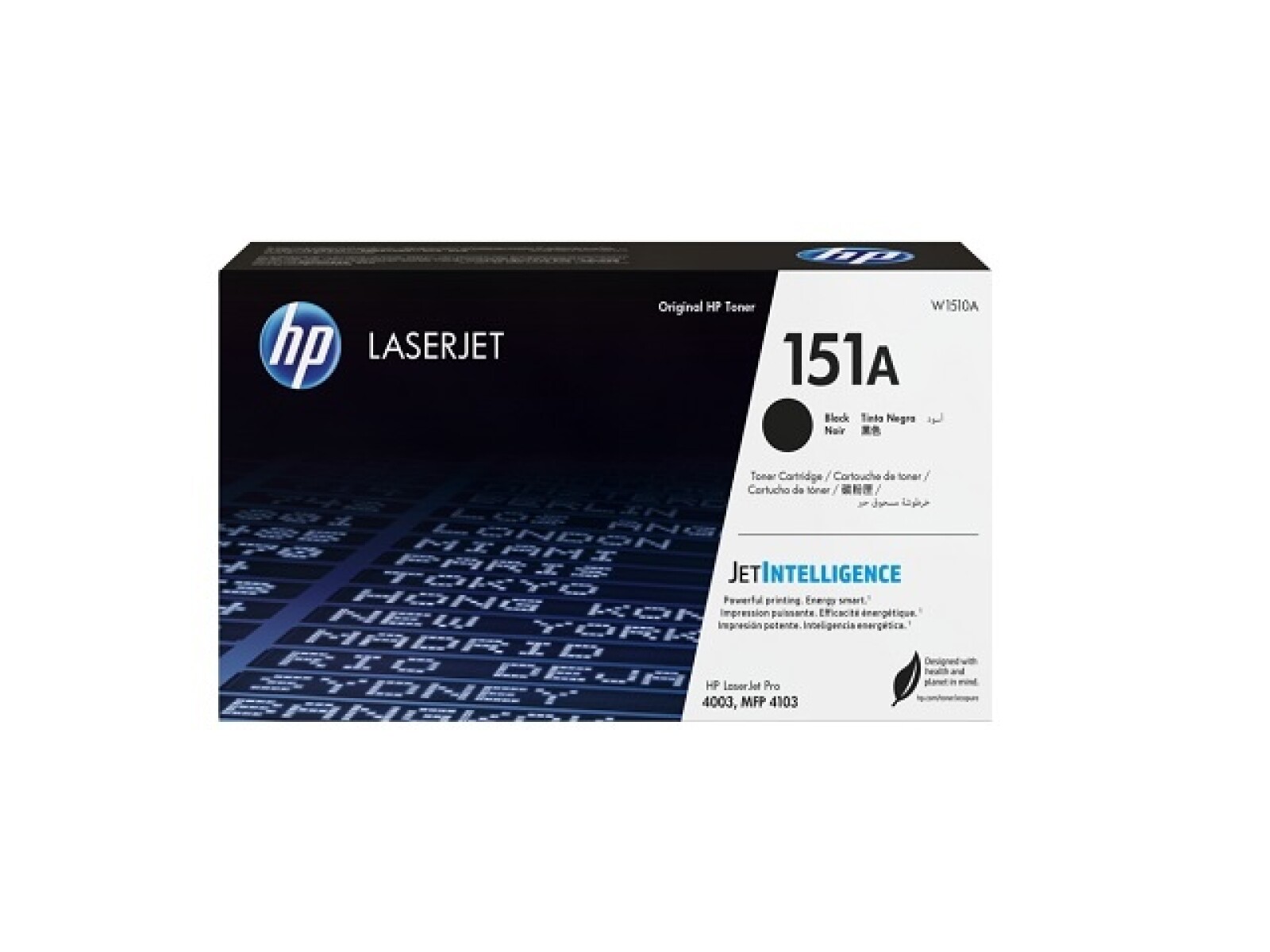 HP 151A - Negro - original - LaserJet - cartucho de tóner (W1510A) - para LaserJet Pro 4003dn, 4003dw, MFP 4103fdw 