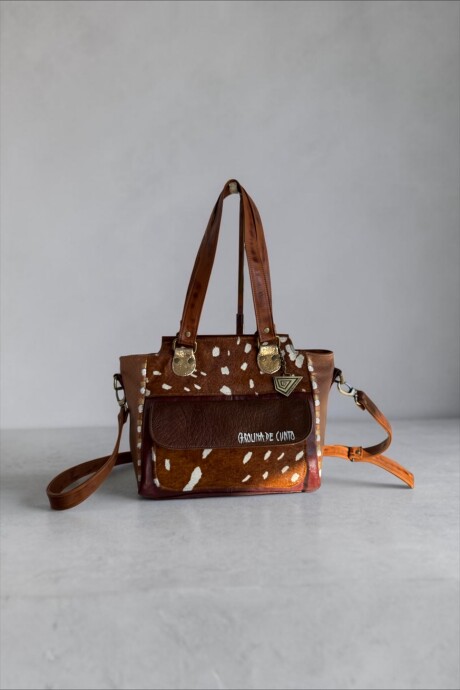 Cartera LIRA Linea Dubai Marrón Con Print Cartera LIRA Linea Dubai Marrón Con Print