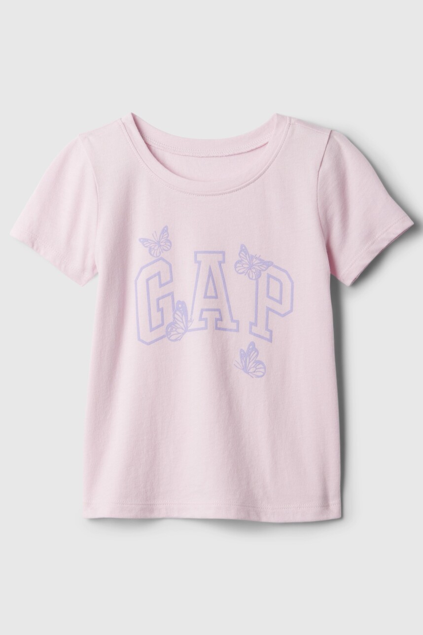 Remera Logo Gap Toddler Niña Light Peony