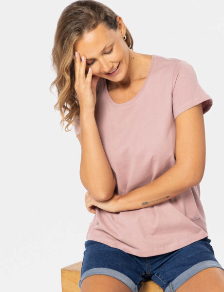 REMERA BÁSICA DE ALGODÓN Rosado
