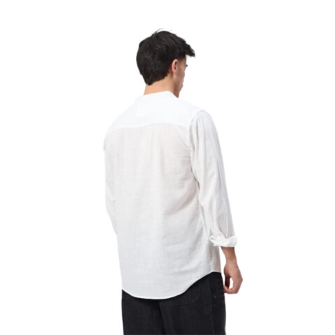 CAMISA M/LARGA S-XXL BLANCO