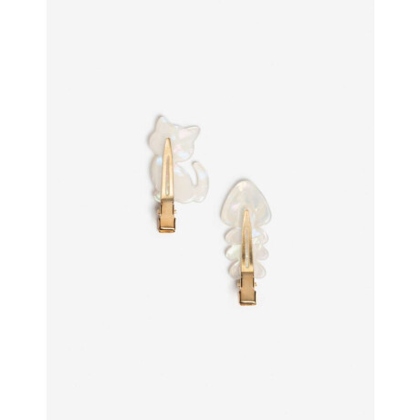 Horquillas Set Fantasia Blanco Nacarado/perlado