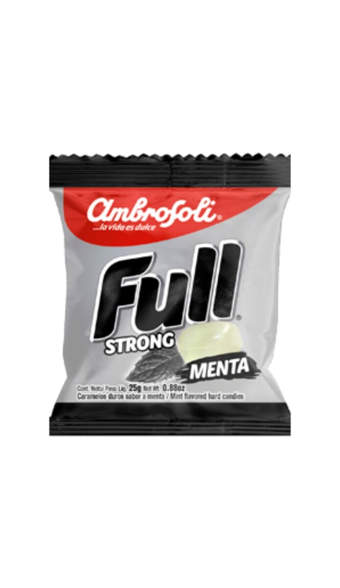 MENTITAS AMBROSOLI PINCHO X30. FULL STRONG (PLATEADO) 