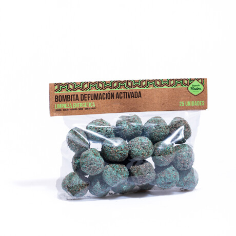 BOMBITA DEFUMACION SAGRADA MADRE PACK X25 Limpieza Energética
