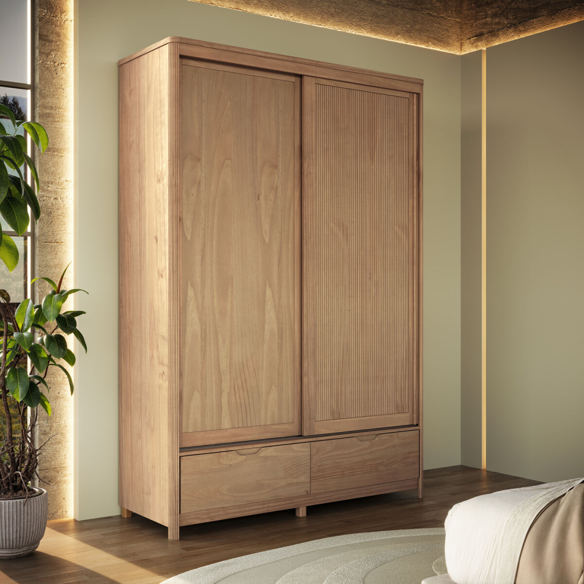 PLACARD NEST - MDF-Y-MADERA PUERTAS CORREDIZAS 