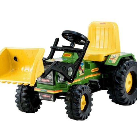 TRACTOR A PEDAL FARMER 301 VERDE CON PALA TRACTOR A PEDAL FARMER 301 VERDE CON PALA