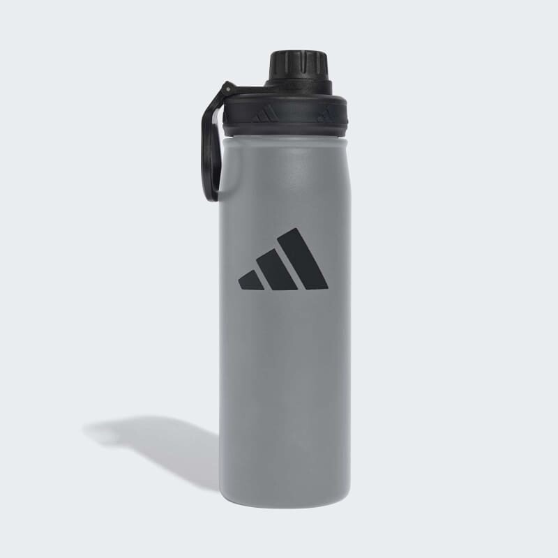 Botella Adidas Metálica con tapón de rosca (0,6 L) Gris