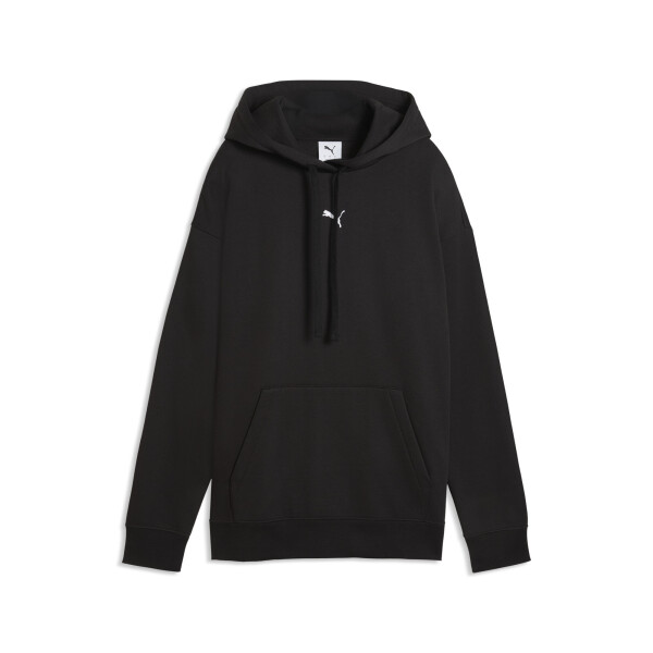 Hoodie PUMA ESS Center.Cat Logo Relax.FL Mujer 692917 01 Negro
