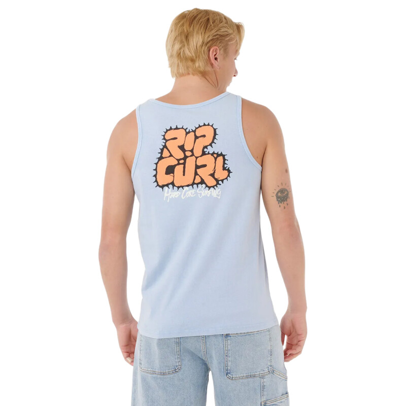 Musculosa Rip Curl Raw Energy Bubble - Celeste Musculosa Rip Curl Raw Energy Bubble - Celeste