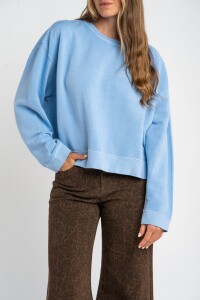 Sweater Algodón Celeste