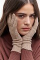 GUANTES TEJIDOS BEIGE