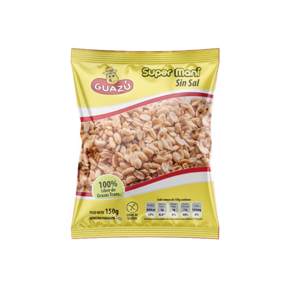 Guazu Mani Sin Sal 150g 