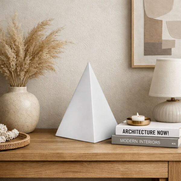 DECORACION PYRAMID Blanco - Large